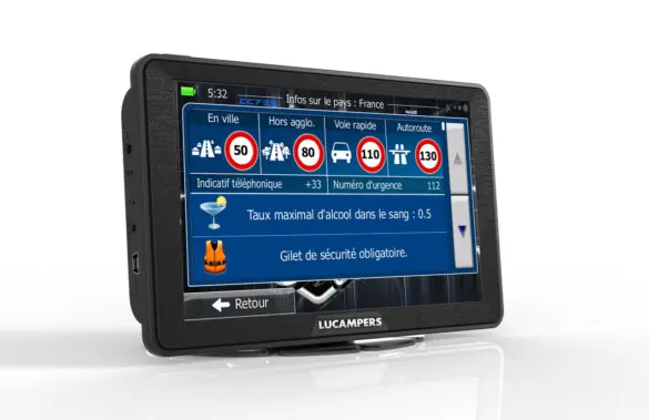 Fichier STL Support de GPS Lucampers CC735 pour Fiat Ducato