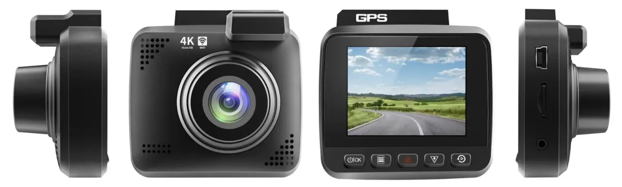 Dashcam 4K – Dashcam pour voiture avant et arrière – Qualité cinéma –  Système ADAS –