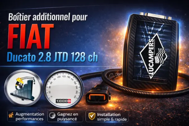 boitier additionnel pour fiat ducato 2.8 jtd 128 cv