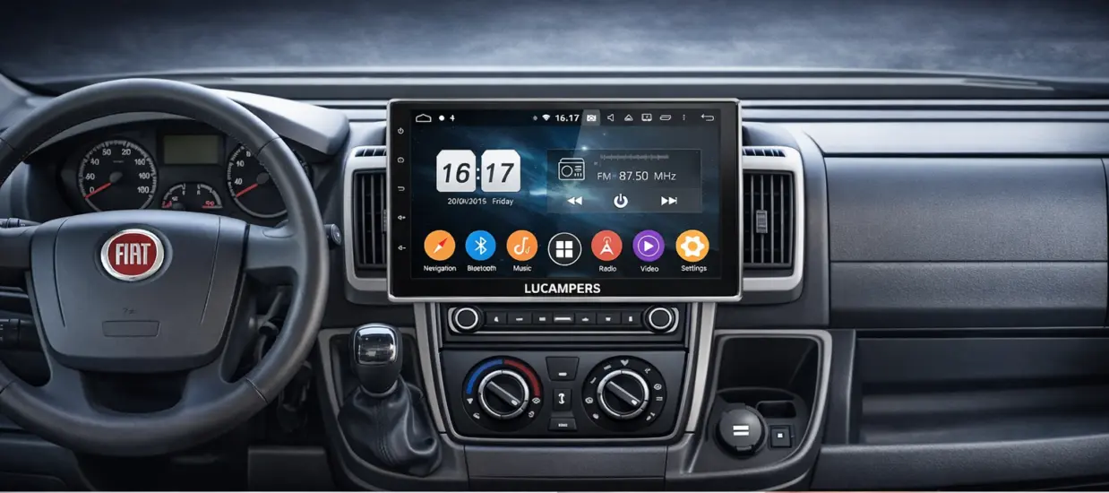 autoradio gps fiat ducato camping-car