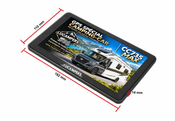 gps camping car en 7 pouces